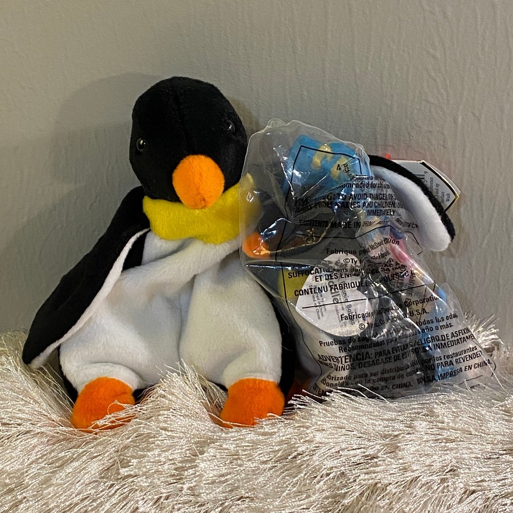 RARE Ty Beanie Baby WADDLE & Teenie Waddles Combo! Investment Quality! ⭐️⭐️⭐️